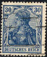 Allemagne Poste Obl Yv:122 Mi:144 Germania Deutsche Reich (Obl.mécanique) - Usati