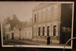 Carte Photo 1910's CPA AK Engrais Tourteaux Animée Creuse ? Bromure - Mercaderes