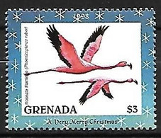 Grenada - MNH ** Christmas 1998 :    American Flamingo  -  Phoenicopterus Ruber - Flamingos