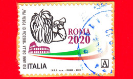 ITALIA - Usato - 2020 - 150 Anni Della Breccia Di Porta Pia – Logo Raduno Bersaglieri - A - Da BF - 2011-20: Used