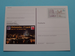 PHILATELIA Mit T'Card / 22-24/okt/1993 Köln ( Briefkaart / Postkaart > Blanco ) ! - Borse E Saloni Del Collezionismo