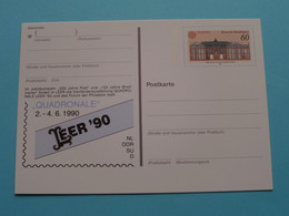 " QUADRONALE " LEER - 1990 > Briefmarkebörse ( Briefkaart / Postkaart > Blanco ) ! - Borse E Saloni Del Collezionismo