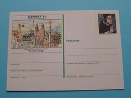 NAPOSTA  '81 > Briefmarkenausstellung Stüttgart ( Briefkaart / Postkaart > Blanco ) ! - Borse E Saloni Del Collezionismo