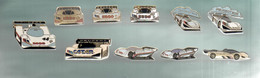 PINS PIN'S AUTO PEUGEOT 717 AUTOMOBILE COURSES 905 LE MANS ESSO CATAR  LOT 7 PINS DONT 1 AB ARTHUS - Peugeot