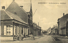 BEIRENDRECHT Het Gemeentehuis Dorpstraat Cyclistes RV Timbre 5c - Antwerpen