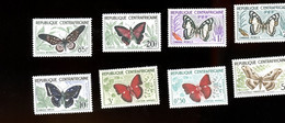 Centrafrique 1960-papillons-YT 4A11***MNH-VALEUR 13 - Vlinders