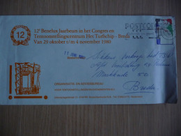 (5) Nederland  FDC 1980 12e BENELUX JAARBEURS  BRIEF VERZONDEN NAAR SIKKENS BREDA - FDC