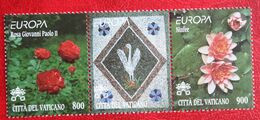 EUROPA CEPT Fleur Flower 1999 Mi 1277-1278 Yv 1127-1128 VATICANO VATICAN VATICAAN - Unused Stamps