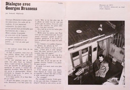 Article Entretien 8 Pages Georges Brassens  Juin 1968 P1020552 - Unclassified