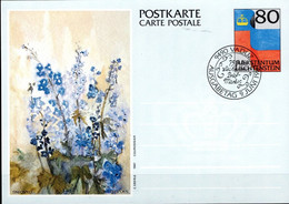 Liechtenstein - Postkarte (MiNr: P 86) 1987 - Gest Used Obl - Ganzsachen