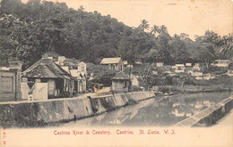 ¤¤  -  SAINTE-LUCIE   -   CASTRIES   -  Castries River & Cemetery  -  ¤¤ - Santa Lucia