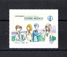 ITALIA  :  Associazione Italiana  DONNE  MEDICO  -  1 Val   MNH**  Del  3.12.2021 - 2021-...:  Nuovi