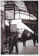 75 Carte Photo Gare PARIS EST  Train  L'Arbalete En Direction De ZURICH Passant Par TROYES VESOUL BELFORT MULHOUS - Métro Parisien, Gares