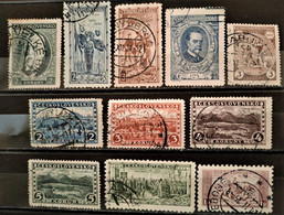 Tchécoslovaquie - 1926/1934 - Lot 11 Oblitérés (voir Scan) - Collections, Lots & Séries