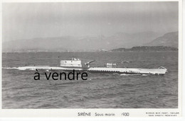 SIRÈNE , SR, Sous-marin, 1930 - Onderzeeboten
