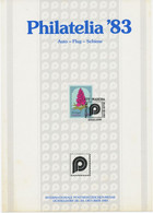 PORTUGAL - MADEIRA 1983, Philatelia '83 Madeira-SST A. Sonderblatt Der Internationale Postwertzeichen-Messe Düsseldorf - Andere & Zonder Classificatie