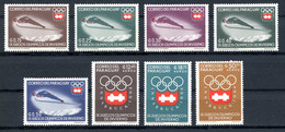 Paraguay, 1963, Olympic Winter Games Innsbruck, Sports, MNH, Michel 1249-1256 - Paraguay