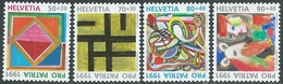 1991 SVIZZERA PRO PATRIA ARTE CONTEMPORANEA MNH ** - RA27-9 - Unused Stamps
