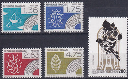 MiNr. 2650 - 2654 Frankreich1987- Postfrisch/**/MNH - Nuevos