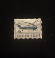 Belgique 1957  1012 ** Hélicoptère SABENA - Nuovi
