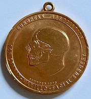 Penning Médaille European Association Cranio Maxillo Facial Surgery Brussels Congress 1990 KMB-MRB 492 Vassart Philippe - Professionals / Firms