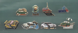 PINS PIN'S AUTO PEUGEOT 720 AUTOMOBILE 205 405 RALLYE DAKAR COURSES GTI PIKE PEAK SOCHAUX LOT 8 PINS DONT 2 AB ARTHUS - Peugeot