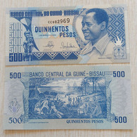 Guinea-Bissau 1990 - 500 Pesos (Banco Central) - Nr CC 982969 - P# 12 - UNC - Guinea-Bissau