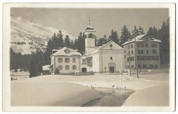 LENZERHEIDE: Kirchquartier Im Winter, Bächlein 1923 - Lantsch/Lenz