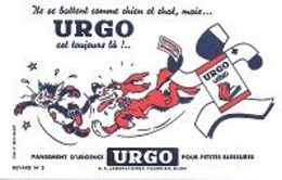 Buvard  Médical  URGO  Pansements  D' Urgence - Collections, Lots & Series