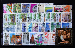 Pologne Polska - Small Batch Of 38 Stamps Used - Collections