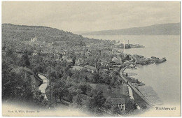 RICHTERSWIL: Seepartie Mit Dorf ~1900 - Dorf