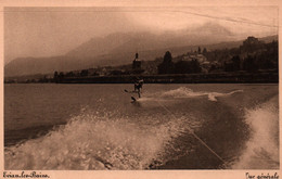 Evian Les Bains - Le Ski Nautique Sur Le Lac, Vue Générale - Carte Eaux D'Evian-achat Non Circulée - Ski Nautique