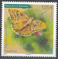 Andorre Français 2019 Papillon Cardinal Neuf ** - Unused Stamps