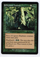 MAGIC The GATHERING  "Elephant Ambush"---ODYSSEY (MTG--128-7) - Autres & Non Classés