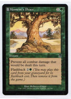 MAGIC The GATHERING  "Moment's Peace"---ODYSSEY (MTG--128-8) - Other & Unclassified