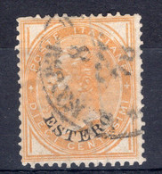 Uffici All'estero  (1874) - 10 Cent. Sass. 4 (o) - General Issues