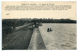 CHAZILLY La Chaussée Du Réservoir ( Digue Barque Pêcheurs ) Voyagé 1936 - Andere Gemeenten