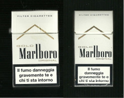 Pacchetti Di Sigarette ( Vuoti ) - Malboro Gold Da 10 E 20 Pezzi - Etuis à Cigarettes Vides