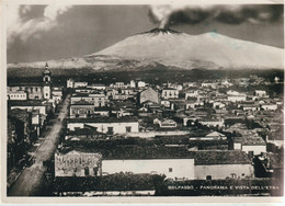 Delcampe - 728-Belpasso-Catania-Sicilia-Panorama E Vista Dell' Etna-Vulcano-v.1954 XModica Alta-Ragusa - Catania