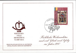 Liechtenstein - Jahresgabe Der Post Liechtensteins (MiNr: 1143) 1996 - Brieven En Documenten