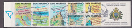 Saint-Marin C N° 1242 XX Année Européenne Du Tourisme, Le Carnet Sans Charnière, TB - Markenheftchen