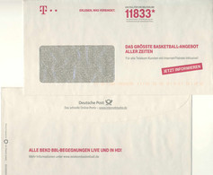 954  Basket-ball: Enveloppe "PP" D'Allemagne, 1992 - Internet, Basketball: PP-cover From The German Telekom - Basketball