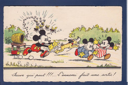 CPA Disney Walt Mickey écrite Séphériadès Apiculture Miel - Autres & Non Classés