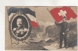A4876) Zur Erinnerung An Besuch Des DEUTSCHEN KAISERS Wilhelm In Der SCHWEIZ - Septemberg 1912 Fahnen St. Gallen 1912 - Elm