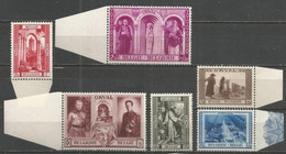 Belgique - N°513à518**- Troisième Orval - Moines, Abbaye, Heylen, Herman Smets, Rois Albert Ier Et Léopold III - Unused Stamps