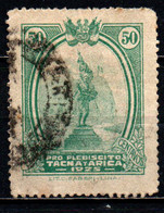 PERU' - 1925 - Plebiscite Issue Pro TACNA E ARICA : Bolognesi Monument - USATO - Pérou