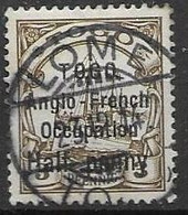 Togo VFU 1914 British Occupation Michel Type II 42 Euros Lome Cancel (type 2mm Between Togo And Anglo Lines) - Colonia: Camerun