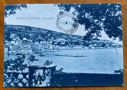 PORTO S.STEFANO - PANORAMA - VIAGGIATA  CON AMB.ROMA - TORINO - MGF20 - Grosseto