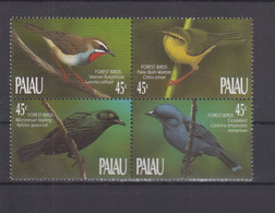Palau Michel Cat. No. Mnh/** 347/350 Birds - Palau