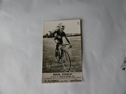 Cyclisme - Vieille Carte Hugo Koblet - Cyclisme